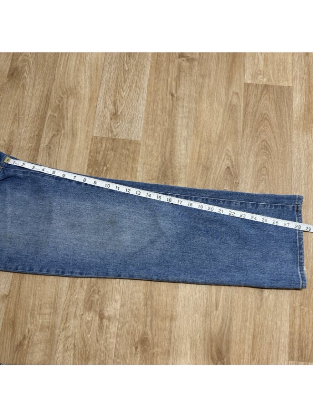 MADEWELL JEANS SLIM WIDE LEG FULL LENGTH SIZE 27 AJ367 HIGH RISE COTTON STRETCH - Picture 12 of 13